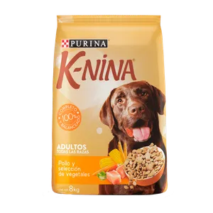 Alimento para Perros K-Nina Purina Adulto Pollo Vegetales 8kg
